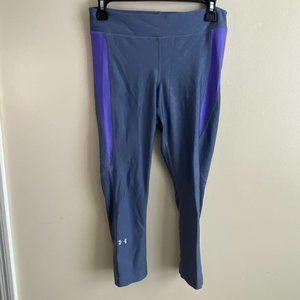 Purple Under Armour Cropped Leggings